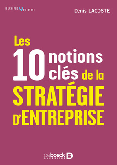 Cover of the book Les 10 notions clés de la stratégie d'entreprise
