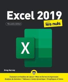 Cover of the book Excel 2019 Pour les Nuls, 2e