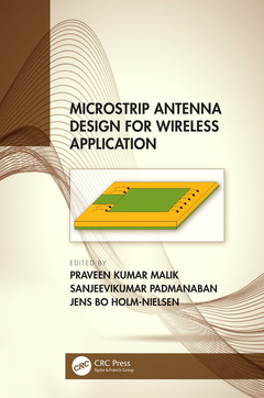 Couverture de l’ouvrage Microstrip Antenna Design for Wireless Applications