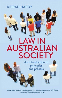 Couverture de l’ouvrage Law in Australian Society