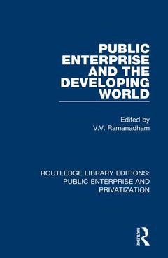 Couverture de l’ouvrage Public Enterprise and the Developing World