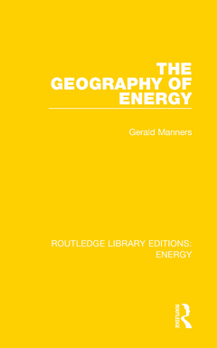 Couverture de l’ouvrage The Geography of Energy