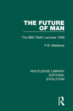 Cover of the book The Future of Man