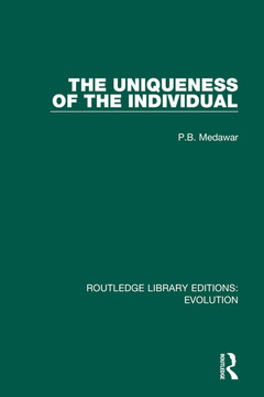 Couverture de l’ouvrage The Uniqueness of the Individual