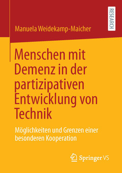 Couverture de l’ouvrage Menschen mit Demenz in der partizipativen Entwicklung von Technik