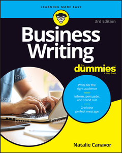Couverture de l’ouvrage Business Writing For Dummies