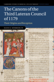 Couverture de l’ouvrage The Canons of the Third Lateran Council of 1179