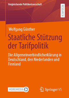 Couverture de l’ouvrage Staatliche Stützung der Tarifpolitik