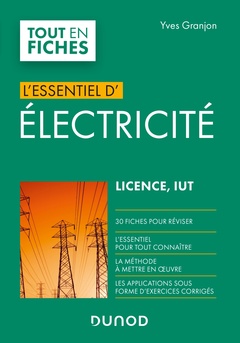 Couverture de l’ouvrage Electricité - Licence, IUT - L'Essentiel