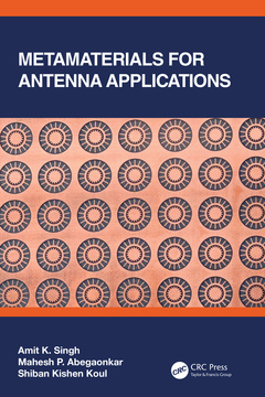 Couverture de l’ouvrage Metamaterials for Antenna Applications