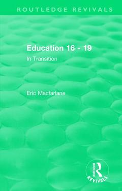 Couverture de l’ouvrage Education 16 - 19 (1993)