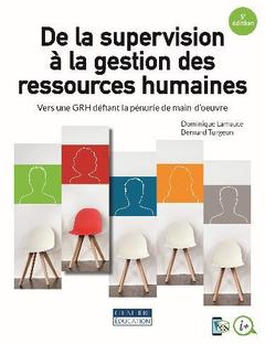 Cover of the book De la supervision à la gestion des ressources humaines