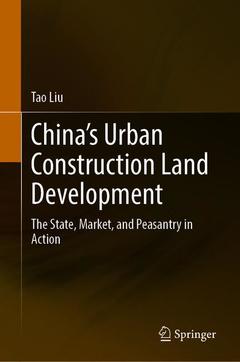Couverture de l’ouvrage China's Urban Construction Land Development