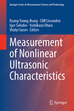 Couverture de l’ouvrage Measurement of Nonlinear Ultrasonic Characteristics