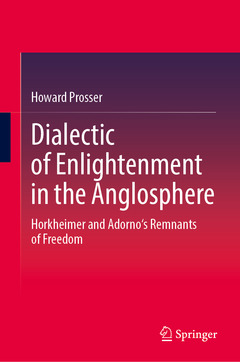 Cover of the book Dialectic of Enlightenment in the Anglosphere