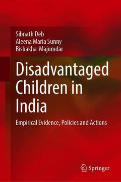 Couverture de l’ouvrage Disadvantaged Children in India 