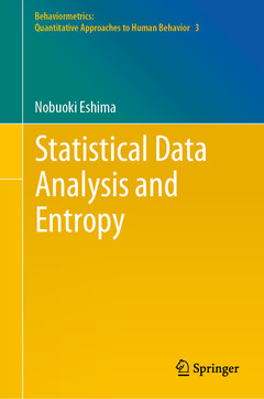 Couverture de l’ouvrage Statistical Data Analysis and Entropy