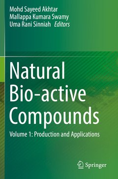 Couverture de l’ouvrage Natural Bio-active Compounds