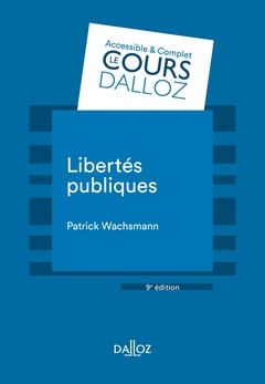 Cover of the book Libertés publiques. 9e éd.