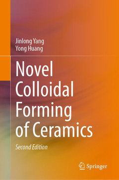 Couverture de l’ouvrage Novel Colloidal Forming of Ceramics