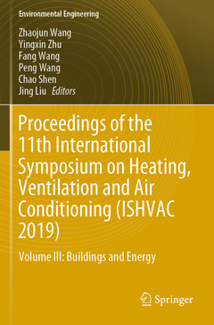 Couverture de l’ouvrage Proceedings of the 11th International Symposium on Heating, Ventilation and Air Conditioning (ISHVAC 2019)