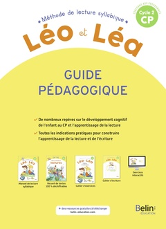 Couverture de l’ouvrage LEO ET LEA 2019 - Guide pédagogique CP - Édition 2021