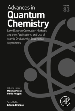 Couverture de l’ouvrage New Electron Correlation Methods and their Applications, and Use of Atomic Orbitals with Exponential Asymptotes