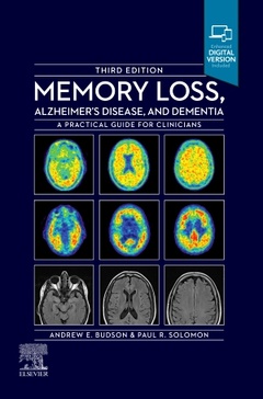 Couverture de l’ouvrage Memory Loss, Alzheimer's Disease and Dementia