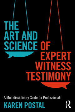 Couverture de l’ouvrage The Art and Science of Expert Witness Testimony