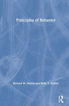 Couverture de l’ouvrage Principles of Behavior