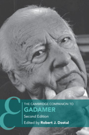 Couverture de l’ouvrage The Cambridge Companion to Gadamer