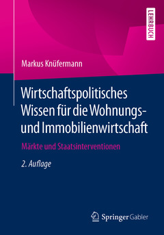 Couverture de l’ouvrage Wirtschaftspolitisches Wissen für die Wohnungs- und Immobilienwirtschaft