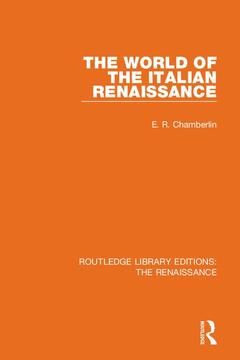 Couverture de l’ouvrage The World of the Italian Renaissance