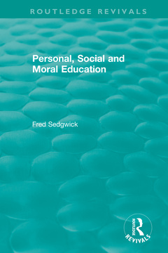 Couverture de l’ouvrage Personal, Social and Moral Education