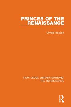 Couverture de l’ouvrage Princes of the Renaissance