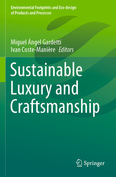 Couverture de l’ouvrage Sustainable Luxury and Craftsmanship