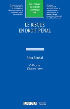 Cover of the book Le risque en droit pénal