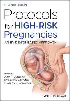 Couverture de l’ouvrage Protocols for High-Risk Pregnancies