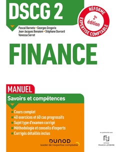 Couverture de l’ouvrage DSCG 2 Finance - Manuel - 2e éd.