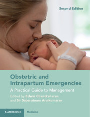 Couverture de l’ouvrage Obstetric and Intrapartum Emergencies
