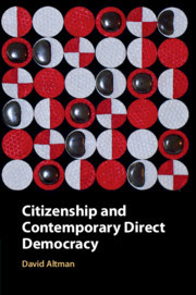 Couverture de l’ouvrage Citizenship and Contemporary Direct Democracy