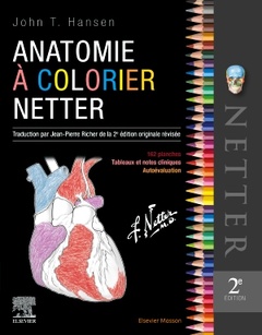 Couverture de l’ouvrage Anatomie à colorier Netter