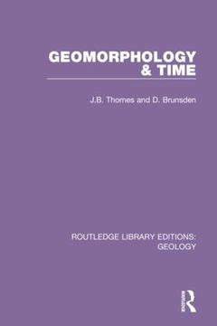 Couverture de l’ouvrage Geomorphology & Time