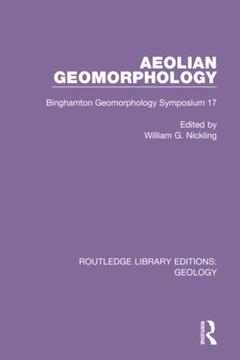 Cover of the book Aeolian Geomorphology