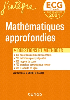 Couverture de l’ouvrage ECG 1 - Mathématiques approfondies, Informatique
