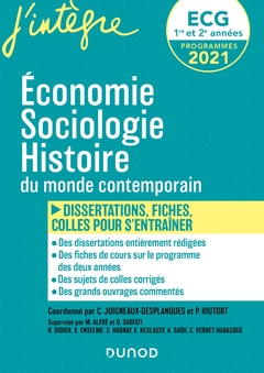 Couverture de l’ouvrage ECG 1 et 2 - Economie, Sociologie, Histoire du monde contemporain