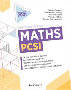 Couverture de l’ouvrage Maths PCSI