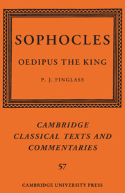 Couverture de l’ouvrage Sophocles: Oedipus the King