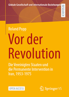 Couverture de l’ouvrage Vor der Revolution