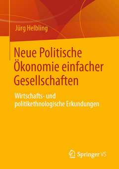 Couverture de l’ouvrage Neue Politische Ökonomie einfacher Gesellschaften